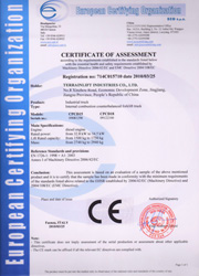 Terrainlift CE Certificate